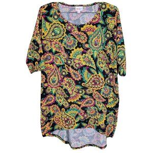 🚨131 Lularoe Short Sleeve Paisley Tunic Top